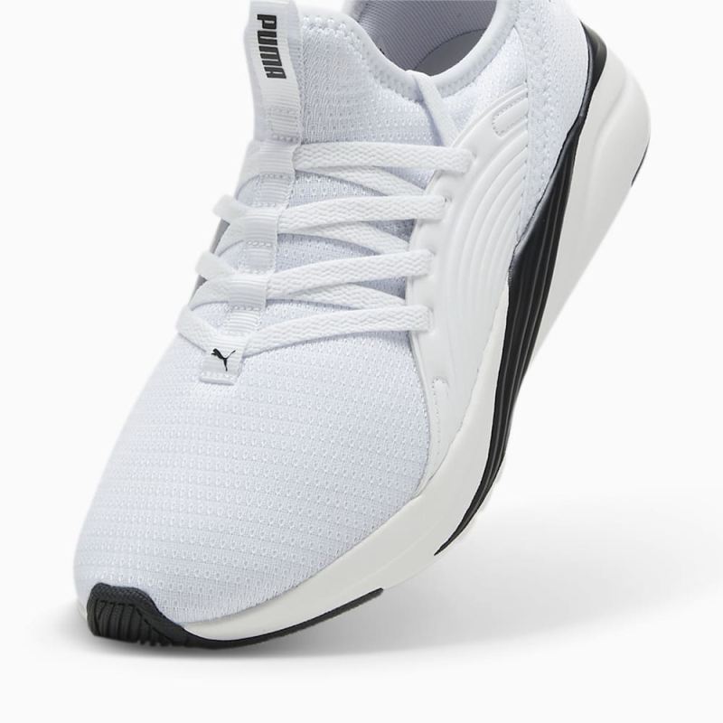 Puma | Women's SOFTRIDE Sophia 2 Emboss Running Shoes - White-Black