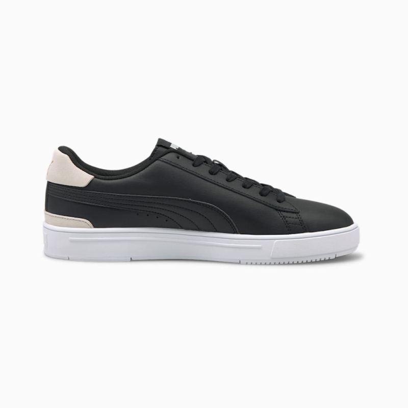 Puma | Men's Serve Pro Sneakers - Black-Black-White-Team Gold