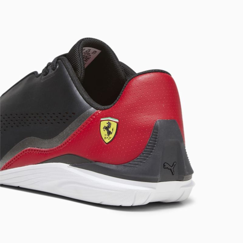 Puma | Men's Scuderia Ferrari Drift Cat Decima Driving Shoes - Black-Rosso Corsa-White