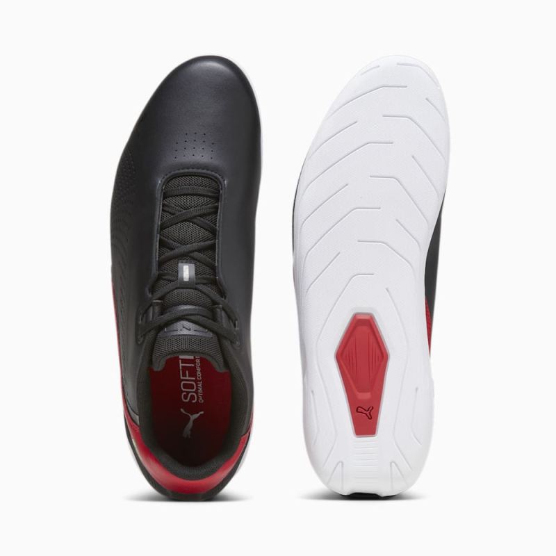 Puma | Men's Scuderia Ferrari Drift Cat Decima Driving Shoes - Black-Rosso Corsa-White