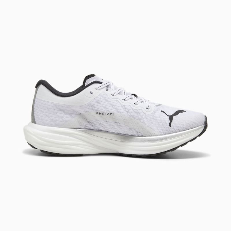 Puma | Men's Deviate NITRO 2 Running Shoes - White-Black-Silver