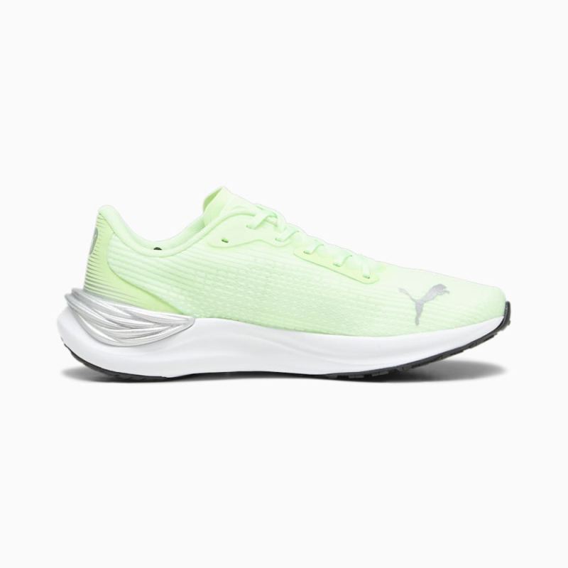 Puma | Men's Electrify NITRO 3 Running Shoes - Speed Green-Silver-Black