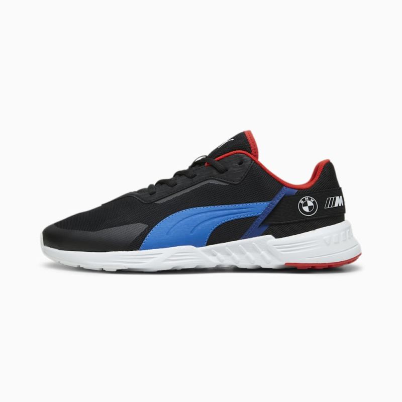 Puma | Men's BMW M Motorsport Tiburion Logo Motorsport Shoe - Black-Cool Cobalt