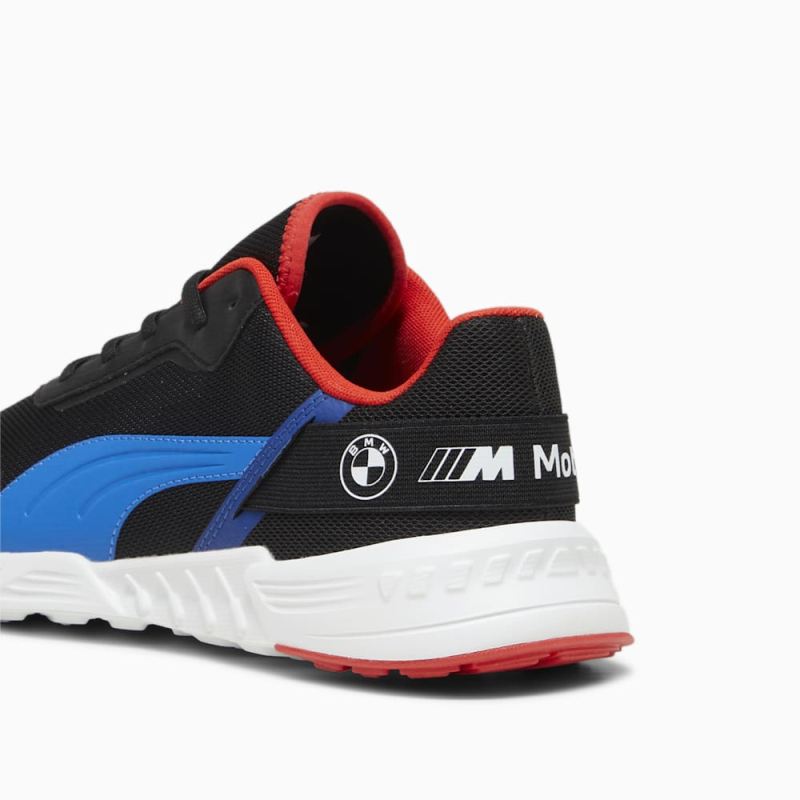 Puma | Men's BMW M Motorsport Tiburion Logo Motorsport Shoe - Black-Cool Cobalt