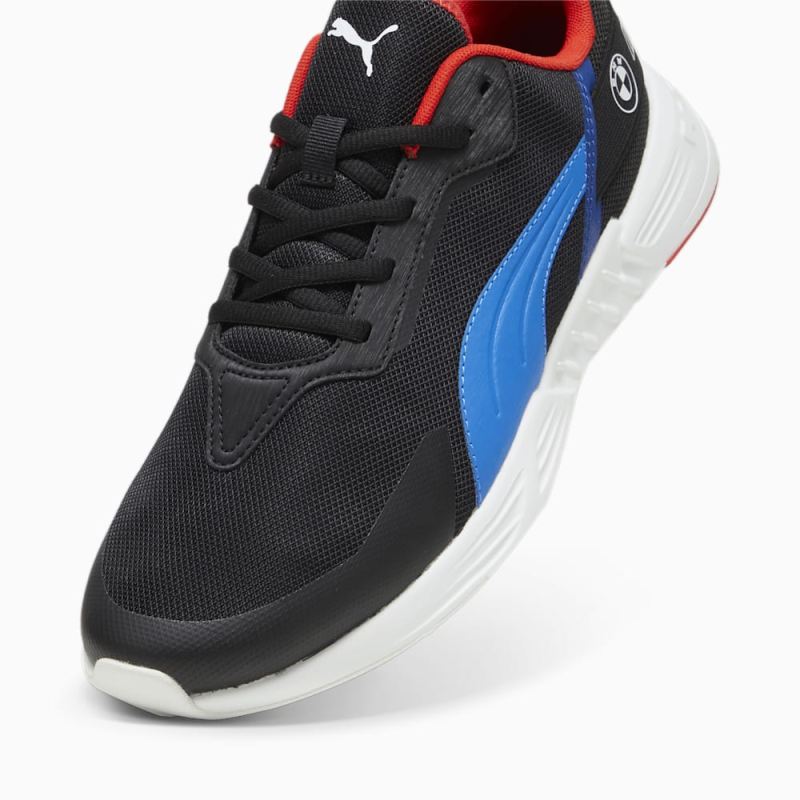 Puma | Men's BMW M Motorsport Tiburion Logo Motorsport Shoe - Black-Cool Cobalt