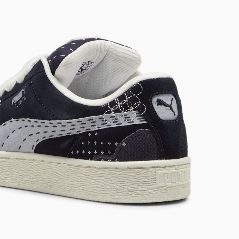 Puma | Women's Suede XL Skate Sneakers - New Navy-Vapor Gray