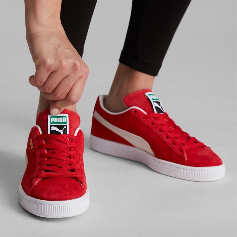 Puma | Women's Suede Classic XXI Sneakers - High Risk Red-White