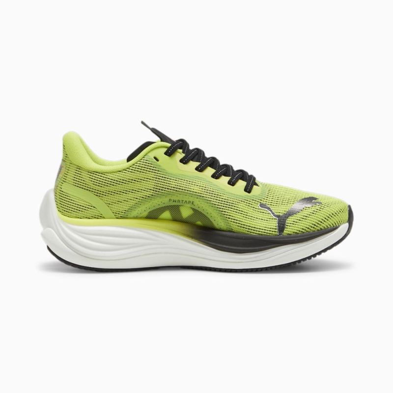 Puma | Women's Velocity NITRO 3 Psychedelic Rush Running Shoes - Lime Pow-Black-Poison Pink