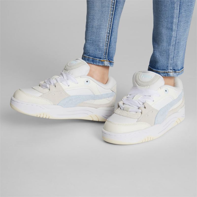 Puma | Women's Puma | Women's-180 PRM Sneakers - White-Icy Blue-Warm White