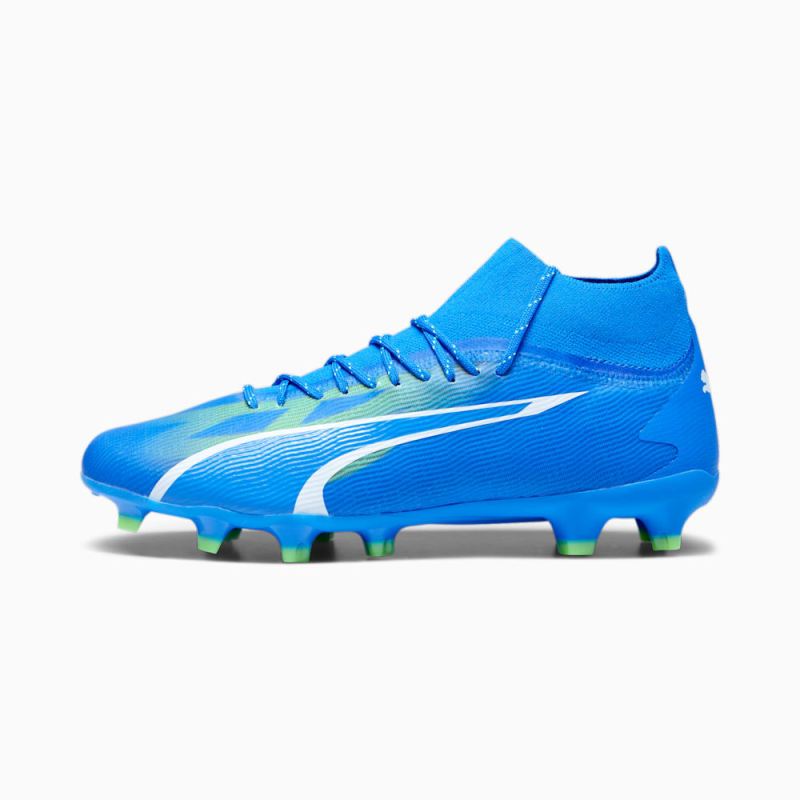 Puma | Men's ULTRA PRO FG/AG Soccer Cleats - Ultra Blue-White-Pro Green