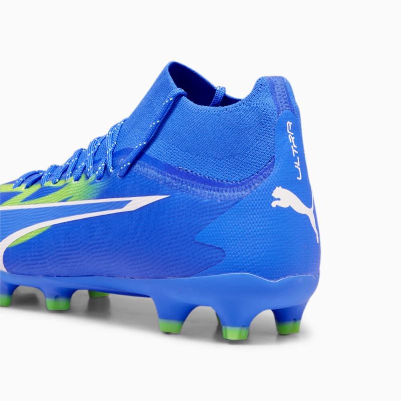 Puma | Men's ULTRA PRO FG/AG Soccer Cleats - Ultra Blue-White-Pro Green