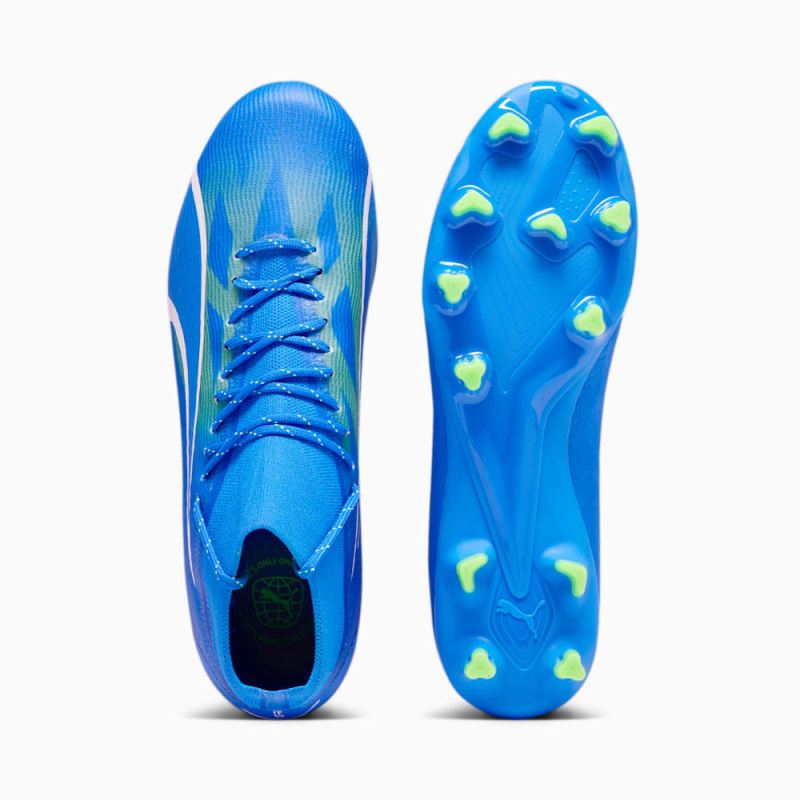 Puma | Men's ULTRA PRO FG/AG Soccer Cleats - Ultra Blue-White-Pro Green