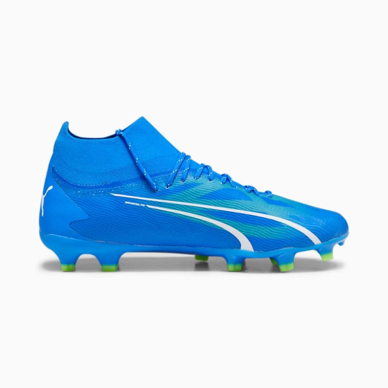 Puma | Men's ULTRA PRO FG/AG Soccer Cleats - Ultra Blue-White-Pro Green