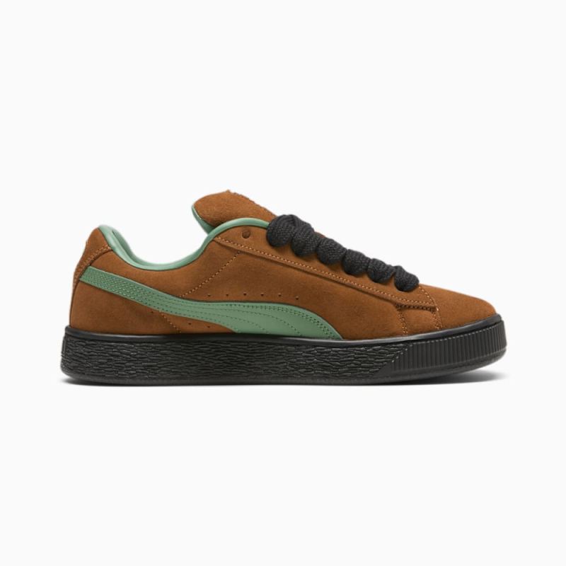 Puma | Men's Suede XL Sneakers - Teak-Deep Forest-Black