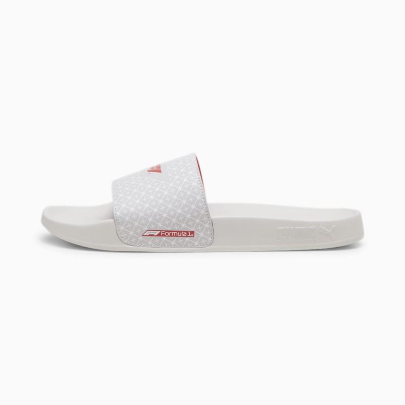 Puma | Men's x F1 Leadcat 2.0 Slides - White-Pop Red