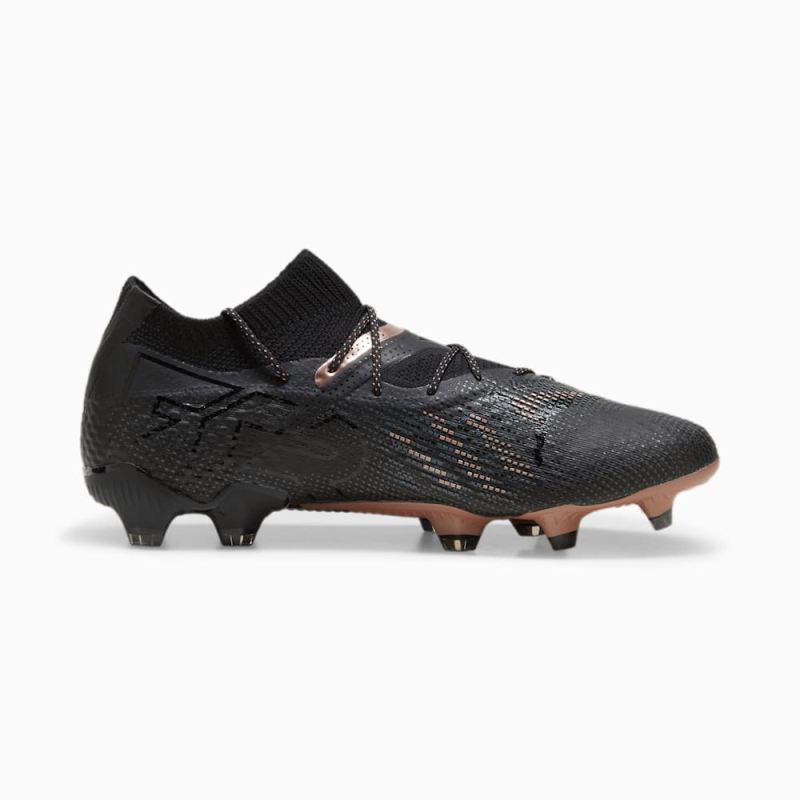 Puma | Men's FUTURE 7 ULTIMATE FG/AG Soccer Cleats - Black-Copper Rose