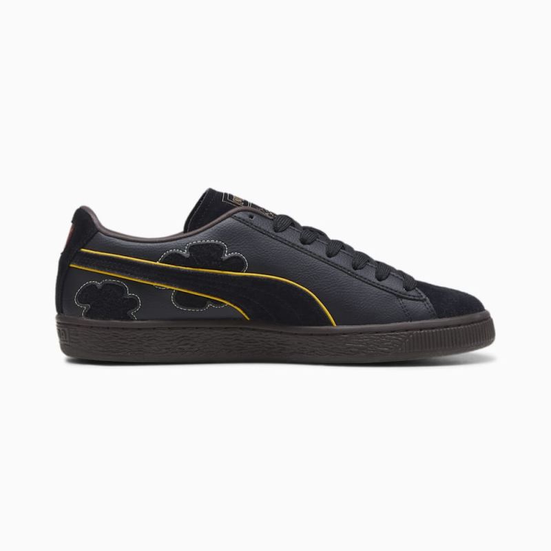 Puma | Men's x ONE PIECE Suede Blackbeard Teech Sneakers - Black-Dark Chocolate