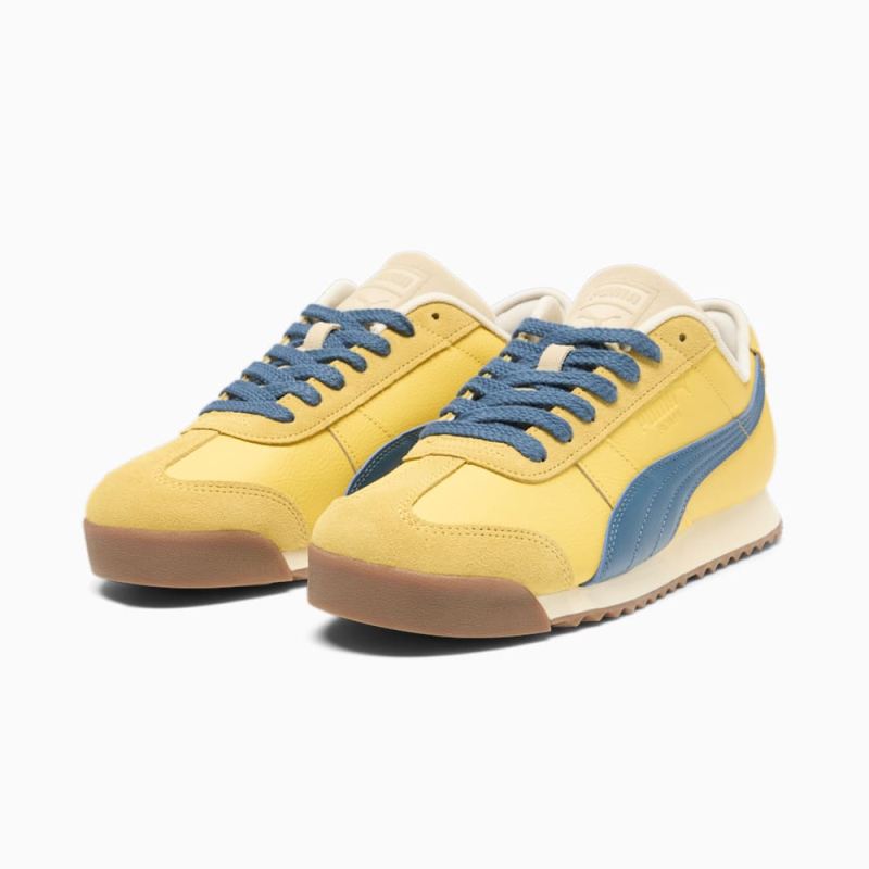 Puma | Men's Roma Underdogs Sneakers - Yellow Sizzle-Ocean Tropic-Alpine Snow