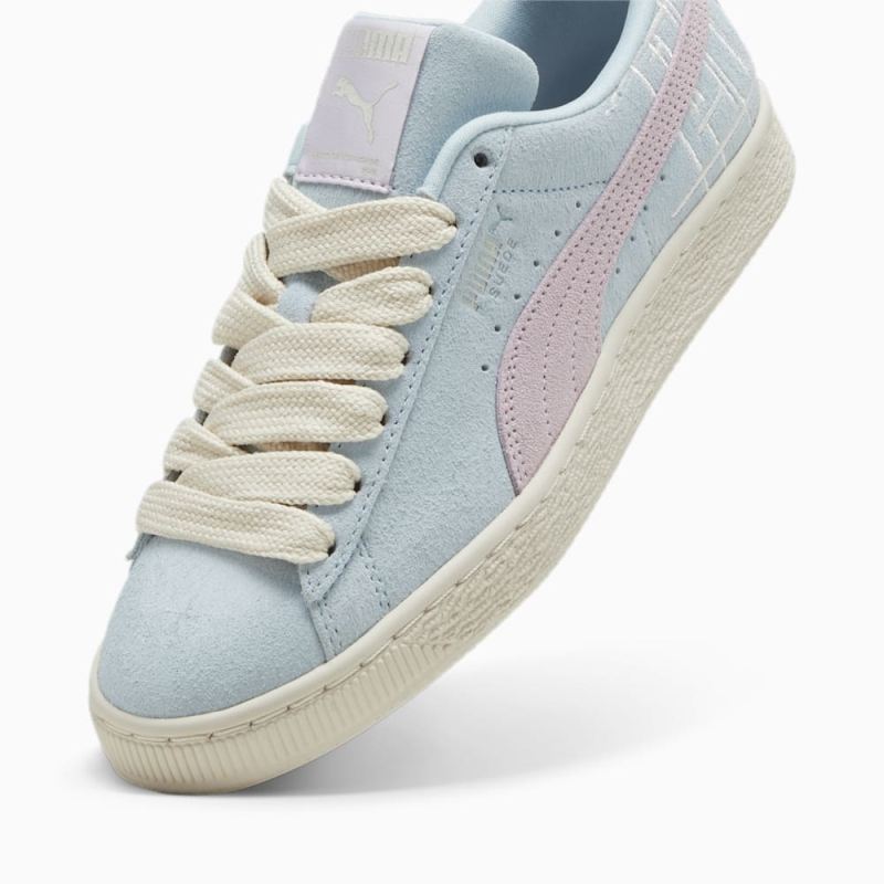 Puma | Men's Suede Brand Love II Sneakers - Turquoise Surf-Grape Mist