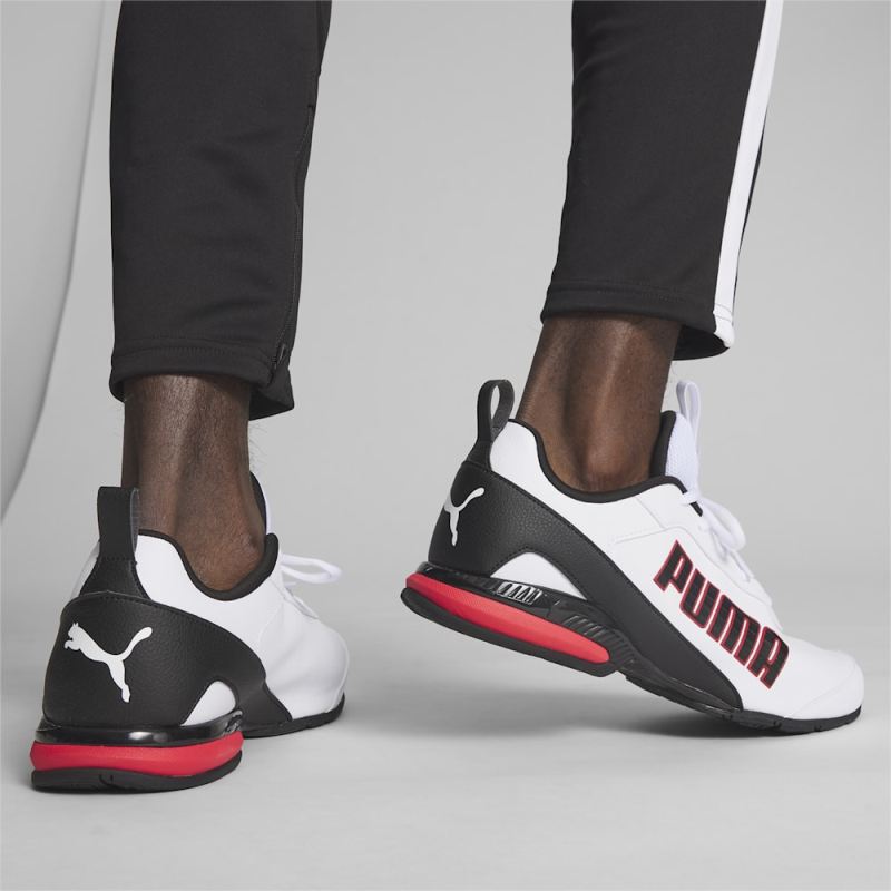 Puma | Men's Equate SL 2 Running Shoes - Black-White-For All Time Red