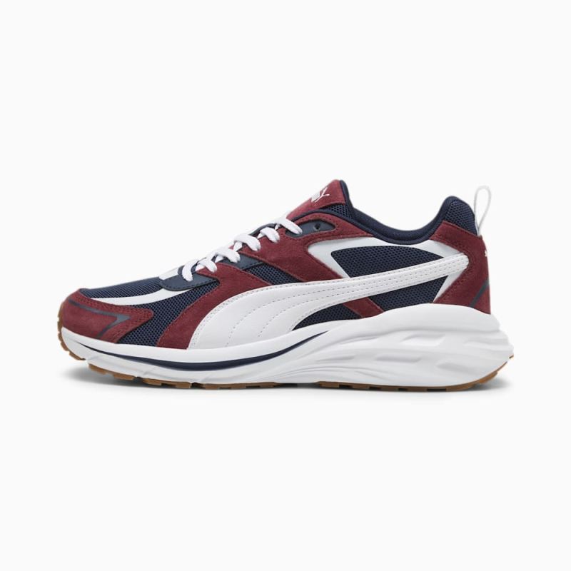 Puma | Men's Hypnotic LS Sneakers - Club Navy-White-Team Regal Red