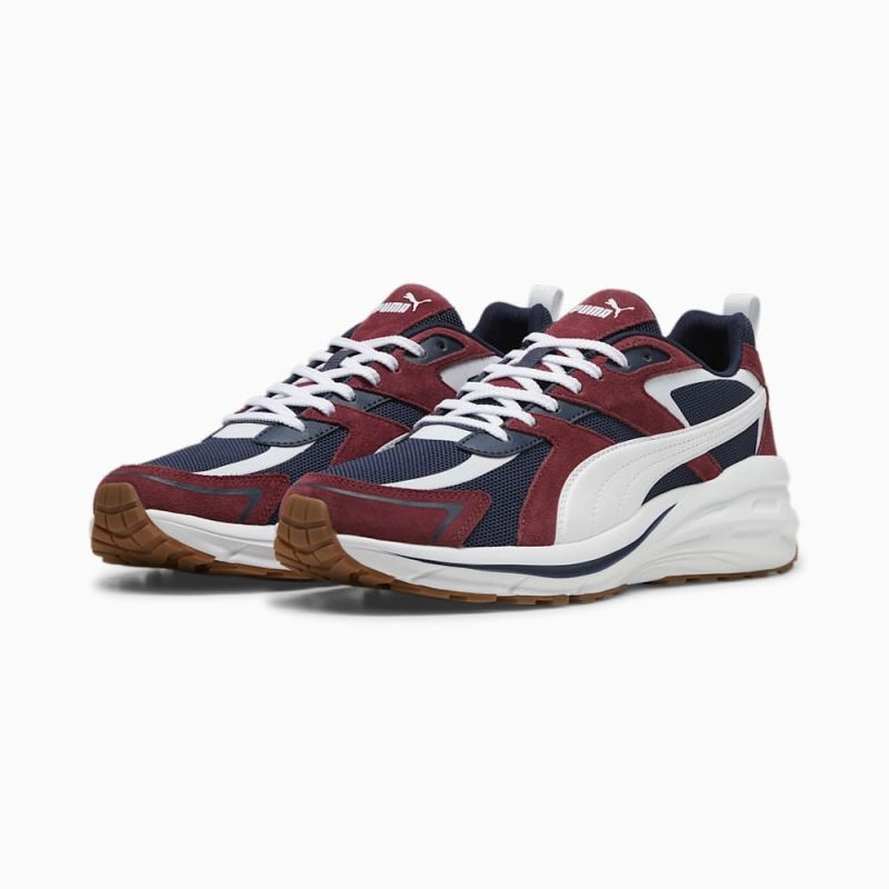 Puma | Men's Hypnotic LS Sneakers - Club Navy-White-Team Regal Red