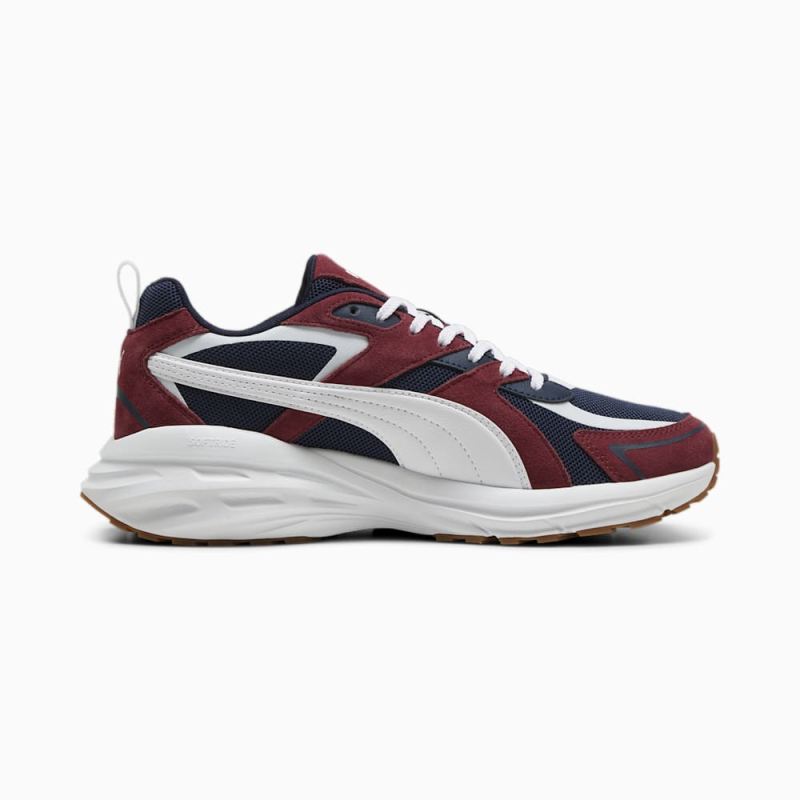 Puma | Men's Hypnotic LS Sneakers - Club Navy-White-Team Regal Red