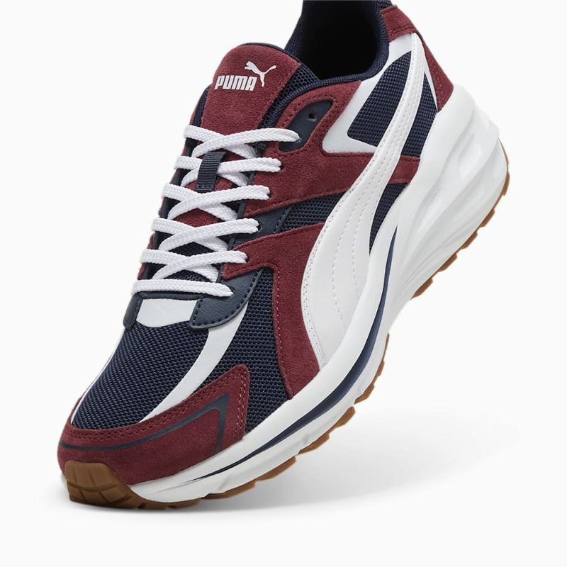 Puma | Men's Hypnotic LS Sneakers - Club Navy-White-Team Regal Red