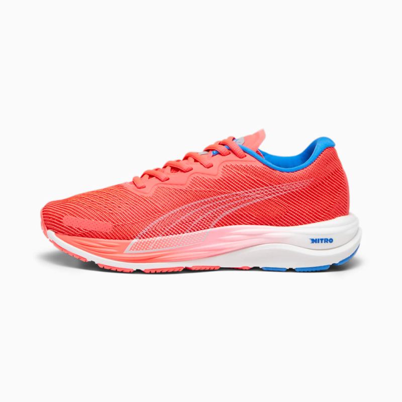 Puma | Women's Velocity NITRO 2 Women's Running Shoes - Fire Orchid-Ultra Blue