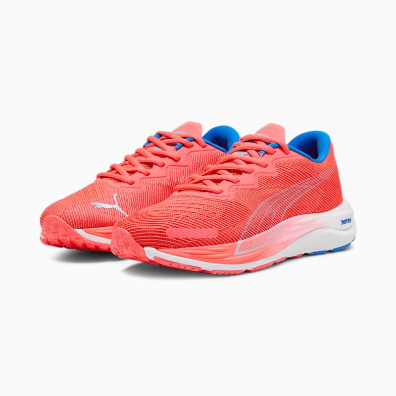 Puma | Women's Velocity NITRO 2 Women's Running Shoes - Fire Orchid-Ultra Blue