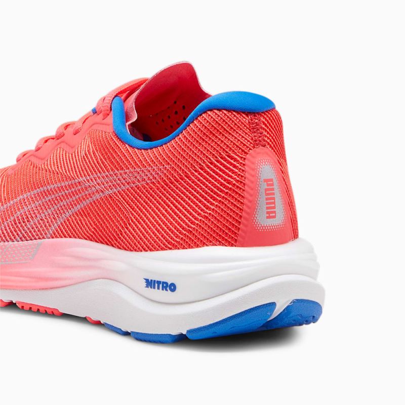 Puma | Women's Velocity NITRO 2 Women's Running Shoes - Fire Orchid-Ultra Blue