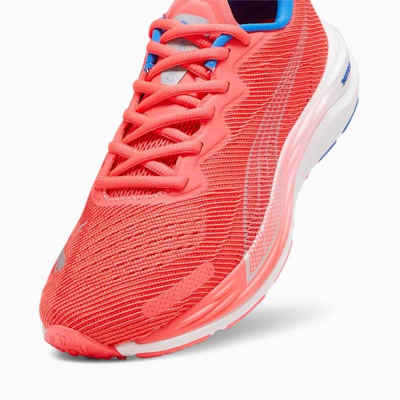 Puma | Women's Velocity NITRO 2 Women's Running Shoes - Fire Orchid-Ultra Blue