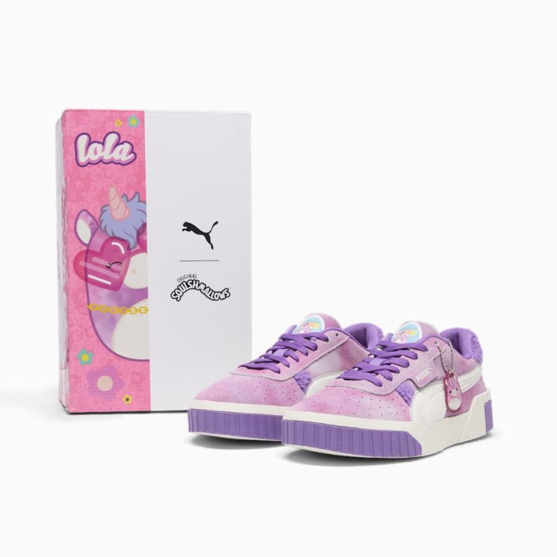 Puma | Women's x SQUISHMALLOWS Cali Lola Sneakers - Poison Pink-Fast Pink-Ultraviolet