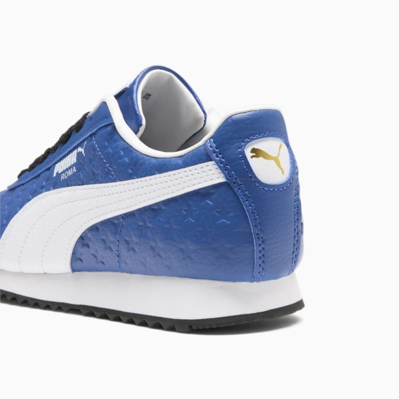 Puma | Boys ROMA Medalist Big Kids Sneakers - Cobalt Glaze-White-Black