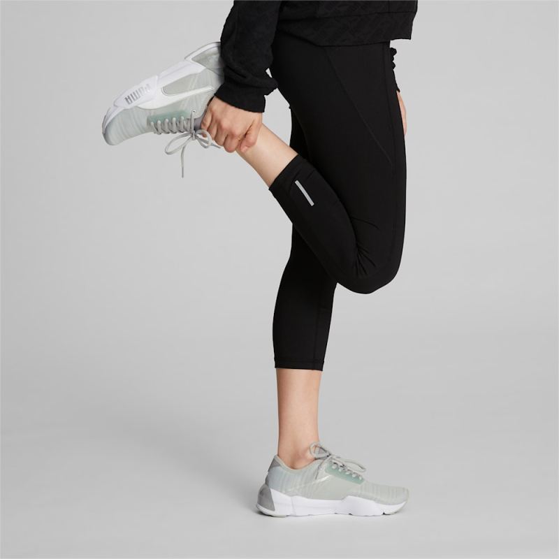 Puma | Women's Cell Phase Femme Running Shoes - Ash Gray-White-Silver