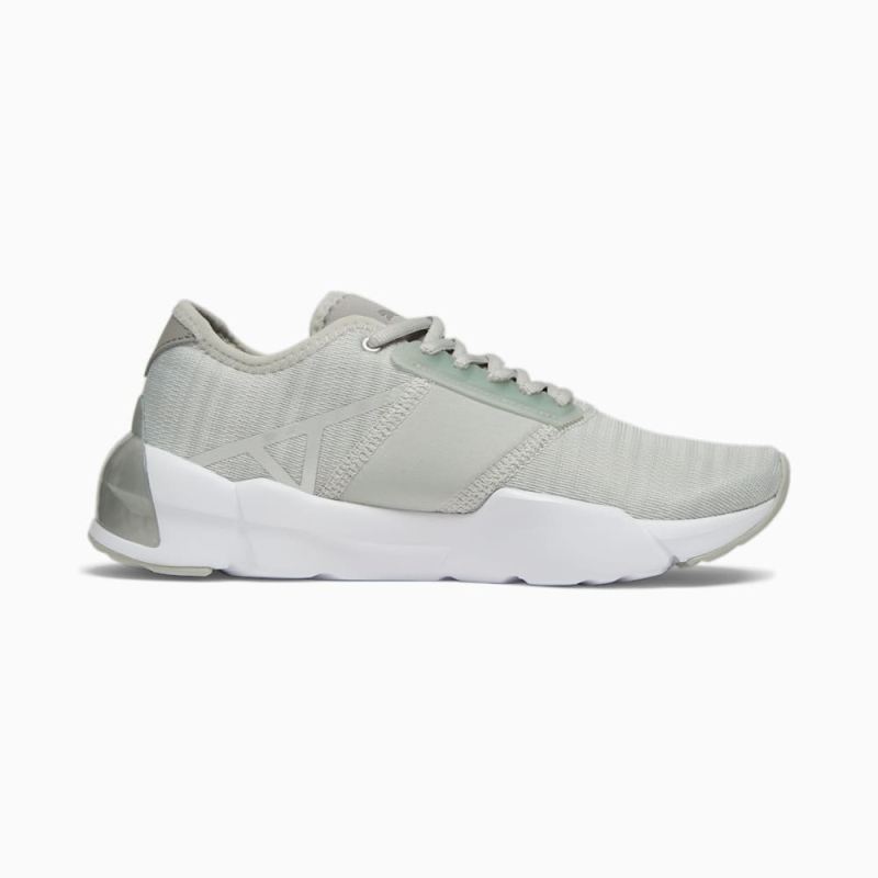 Puma | Women's Cell Phase Femme Running Shoes - Ash Gray-White-Silver