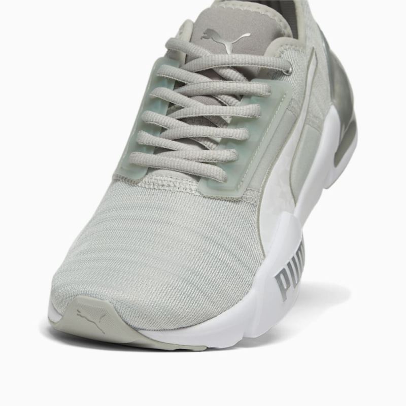 Puma | Women's Cell Phase Femme Running Shoes - Ash Gray-White-Silver