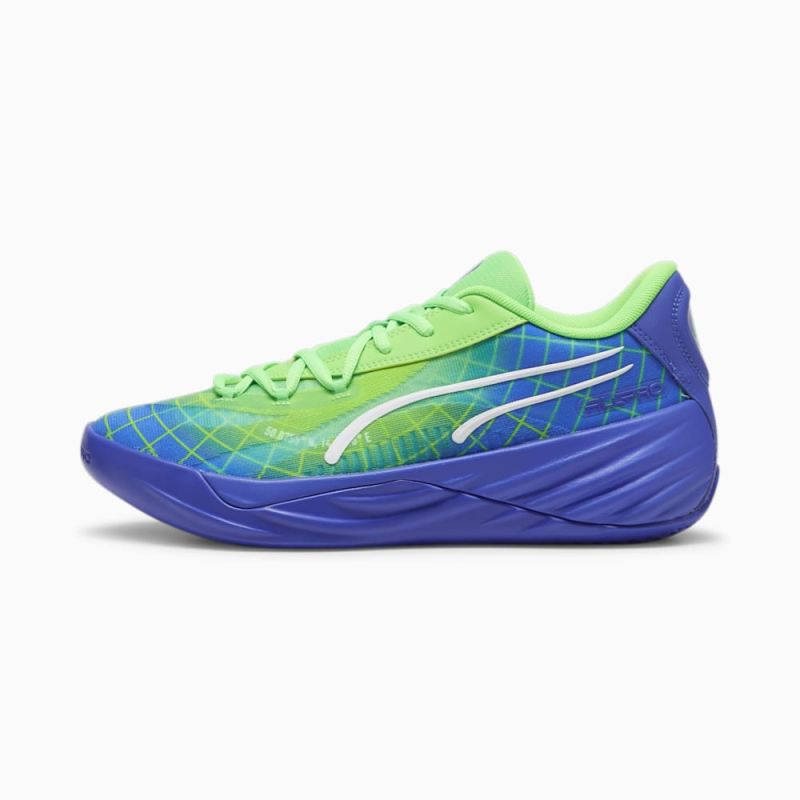 Puma | Men's All-Pro NITRO Marcus Smart Basketball Shoes - Fluro Green Pes