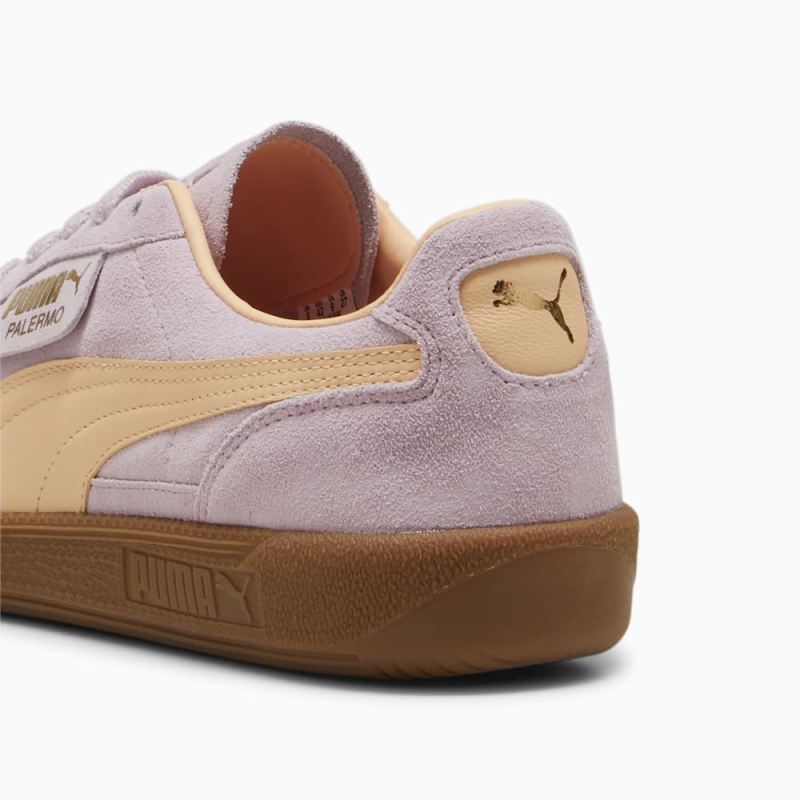 Puma | Men's Palermo Sneakers - Grape Mist-Peach Fizz