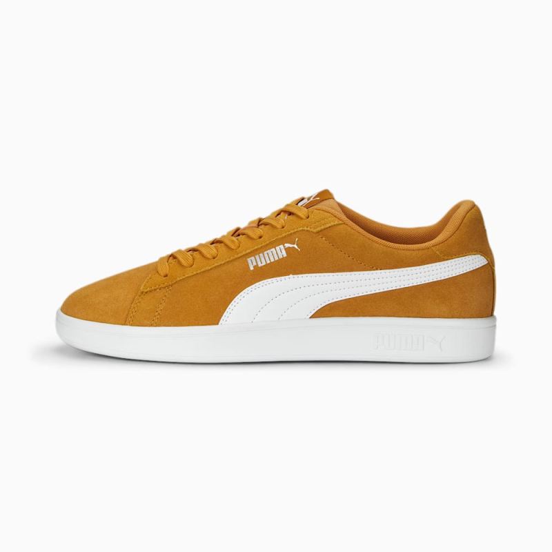 Puma | Men's Smash 3.0 Sneakers - Desert Clay-White-Silver