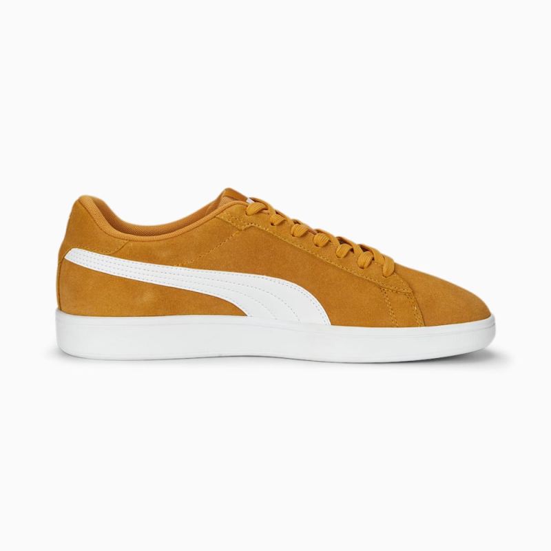 Puma | Men's Smash 3.0 Sneakers - Desert Clay-White-Silver