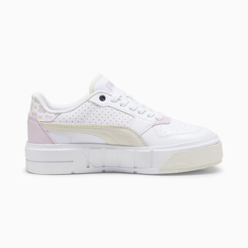 Puma | Girls Puma | Girls Cali Court Match Big Kids Sneakers - White-Warm White