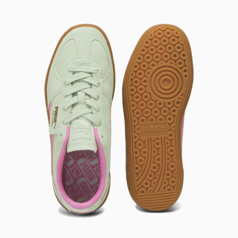 Puma | Women's Palermo Sneakers - Fresh Mint-Fast Pink