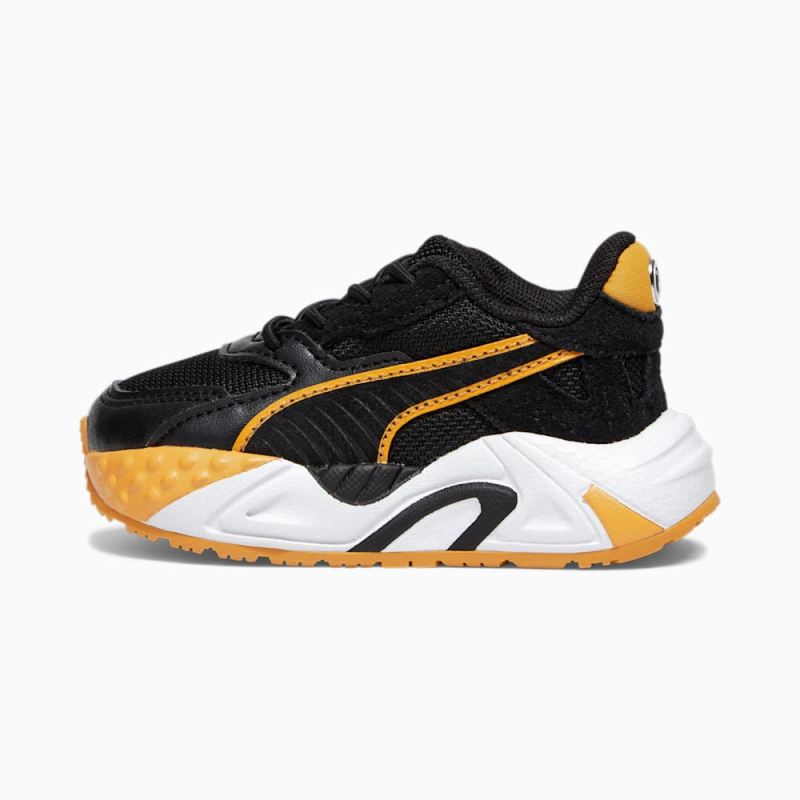 Puma | Girls BMW M Motorsport RS-Trck Toddlers Sneakers - Black-Amber - Click Image to Close