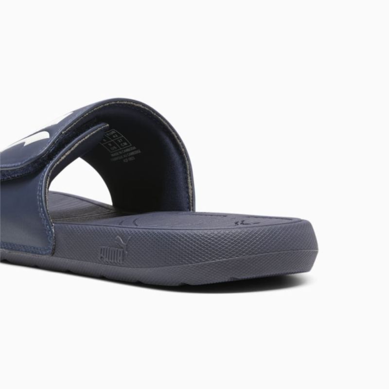 Puma | Men's Cool Cat 2.0 FS Slides - Navy-White