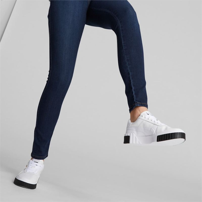 Puma | Women's Cali Sneakers - White-Black