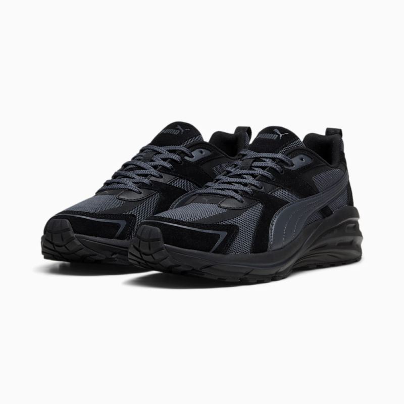 Puma | Men's Hypnotic LS Sneakers - Black-Strong Gray