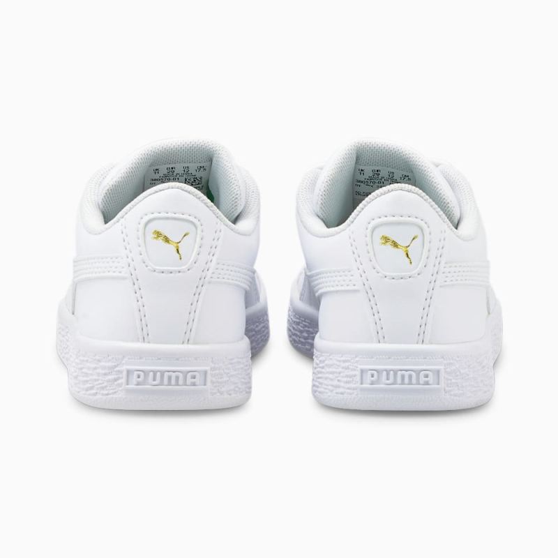 Puma | Girls Basket Classic XXI Little Kids Shoes - White-White