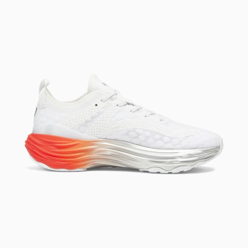 Puma | Women's ForeverRun NITRO Running Shoes - White-Cherry Tomato