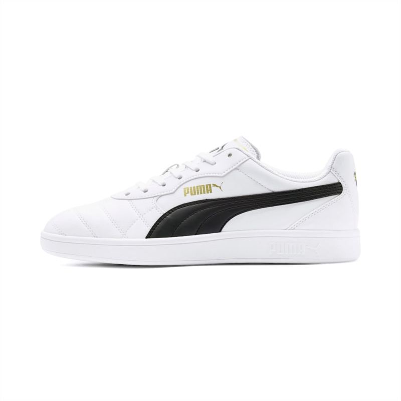 Puma | Men's Astro Kick SL Sneakers - White-Team Gold-Gray Violet